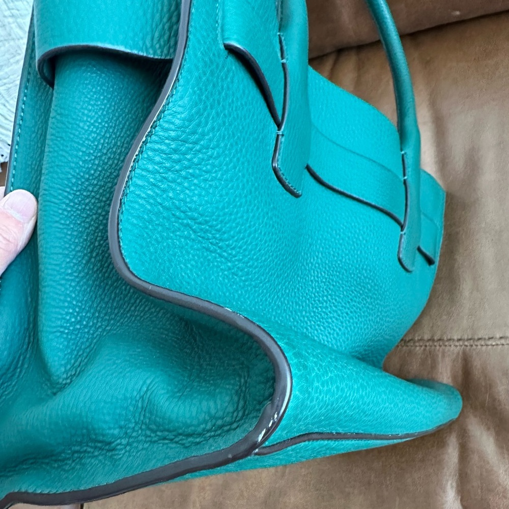 Tory Burch Gemini Link Leather Tote in Melachite - Picture 8 of 16